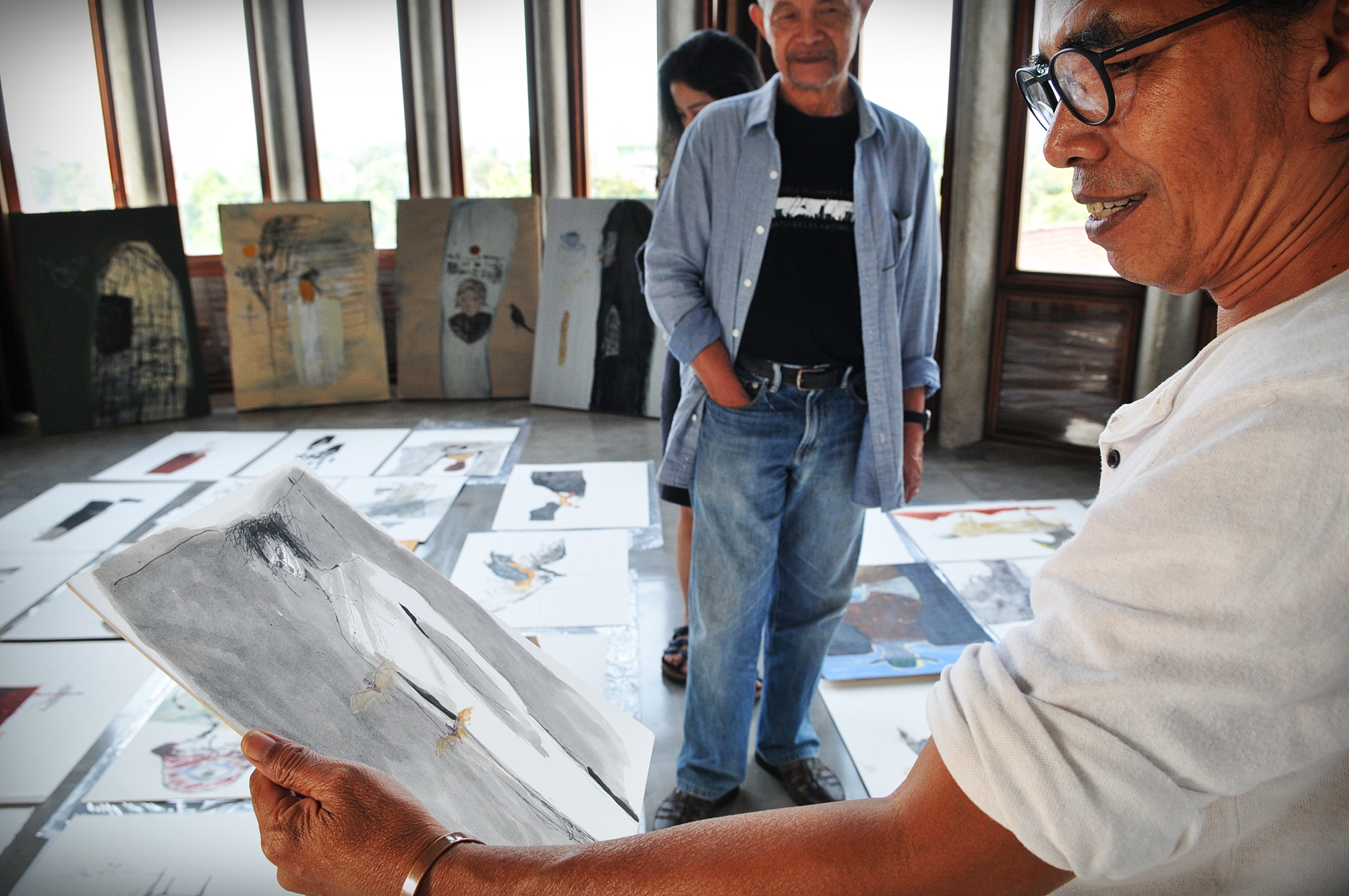 Mereka Berbicara Kolaborasi 57 x 76 Hanafi – Goenawan Mohamad