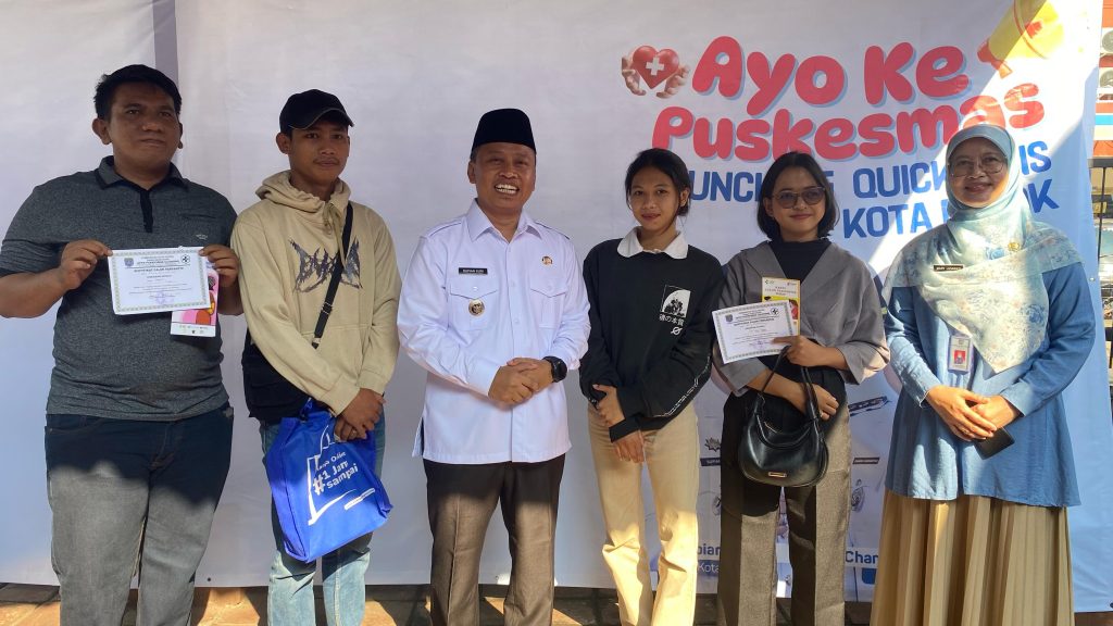 Pelucuran program Pendaftaran Puskesmas Gratis dan Pemeriksaan Kesehatan Calon Pengantin Gratis