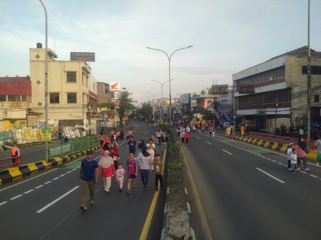 Car Free Day Depok Pekan Kedua, Jalan Arif Rahman Hakim Masih Lengang