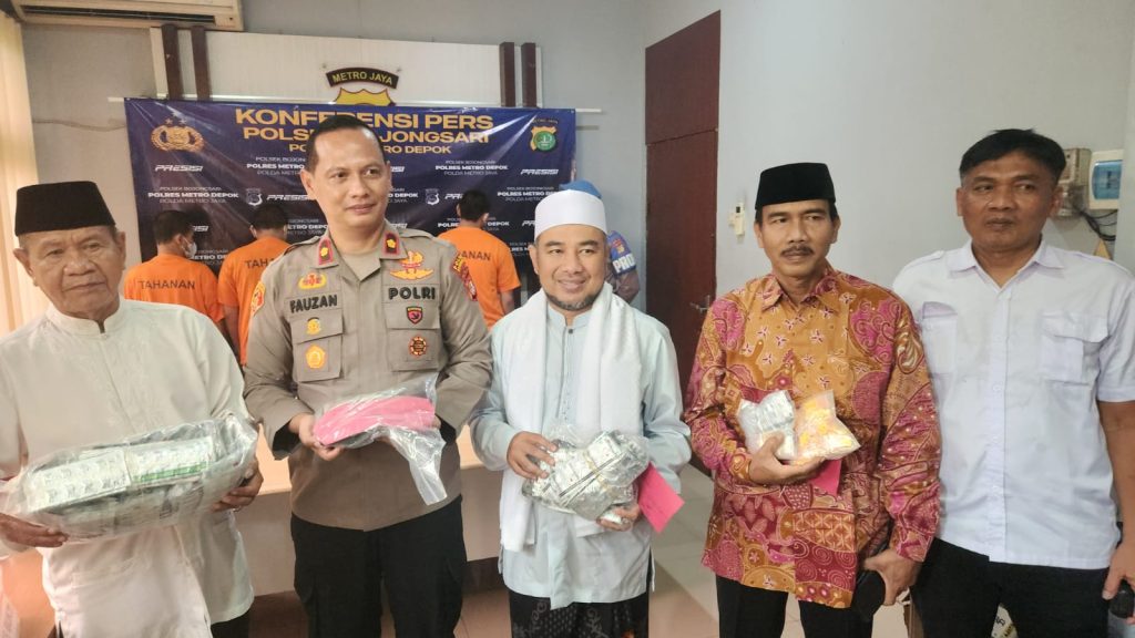 Polsek Bojongsari sita ratusan obat daftar G