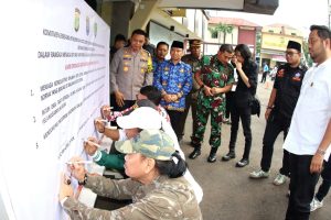 Ormas Depok tandatangani nota kesepakatan jaga kondusivitas