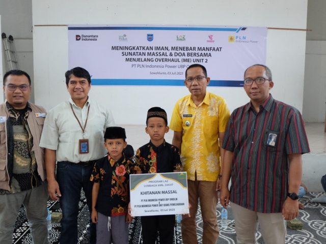 PLN untuk Rakyat: PLN Indonesia Power UBH Gelar Doa Bersama dan Khitanan Massal di Sawahlunto Jelang Pemeliharaan Unit 2 PLTU Ombilin