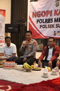 Ngopi Kamtibmas Kapolres di Cilodong