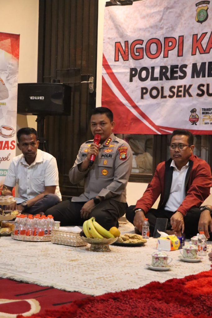 Ngopi Kamtibmas Kapolres di Cilodong