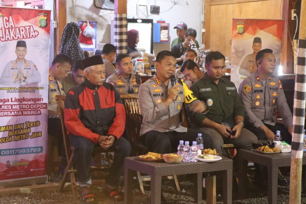 Ngopi Kamtibmas di Kelurahan Tugu, Cimanggis
