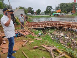 Wali Kota Supian Suri tinjau bangunan liar di Setu Tujuh Muara