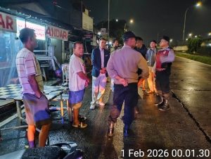 Penertiban live TikTok di pinggir Andara