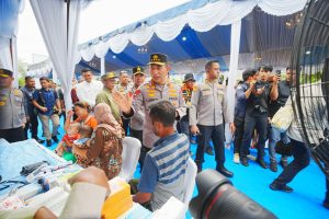 Kapolri tinjau Hunian Sementara di Sumatera Utara