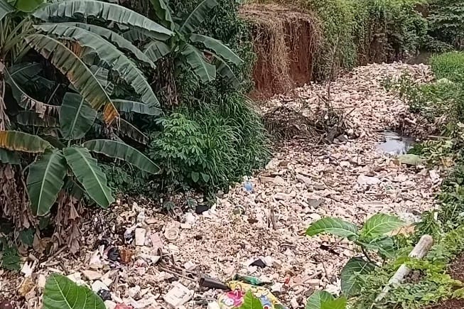 Sampah di Kali Krukut