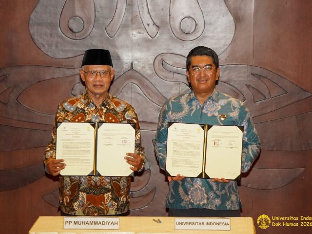 UI dan PP Muhammadiyah Teken MoU, Bakal Perkuat Kualitas Pendidikan di Tanah Air