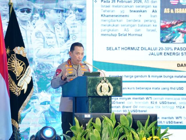Buka Rakernis Reskrim, Kapolri Instruksikan Ciptakan Rasa Aman dan Keadilan untuk Masyarakat