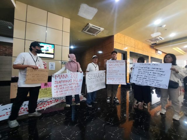 Pemilik Unit Saladin Mansion Apartemen Geruduk Pengembang, Ini Tuntutannya