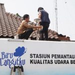 Mobil pemantau udara di TPA Cipayung