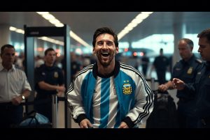 Messi Tertawa Saat Pemeriksaan Ketat di Bandara AS Jelang Laga Argentina Kontra Cape Verde
