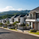 Kompleks perumahan di kawasan Cimahi, ilustrasi proyek Valley City View milik anak usaha WGSH