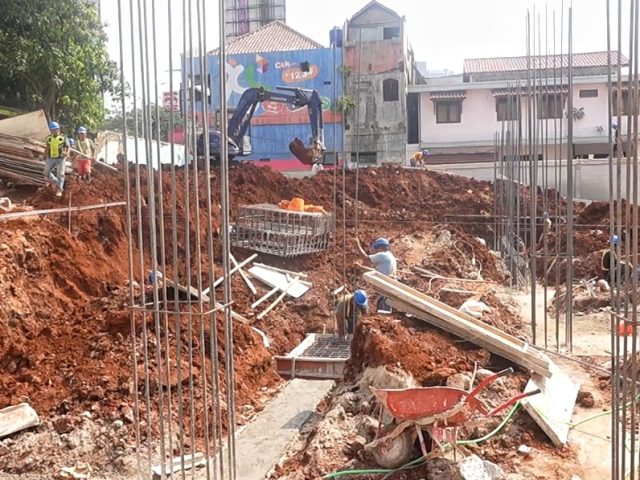 Melongok Proses Pembangunan RKAI di Eks Lahan SDN Pocin 1