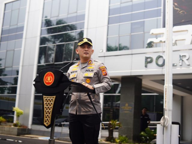 Jelang Persija vs Persib, Polres Bogor Gelar Apel Pasukan