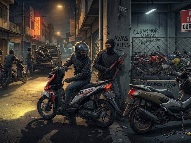Depok Rawan Pencurian Motor, Ini Deretan Kasusnya yang Bikin Resah Warga