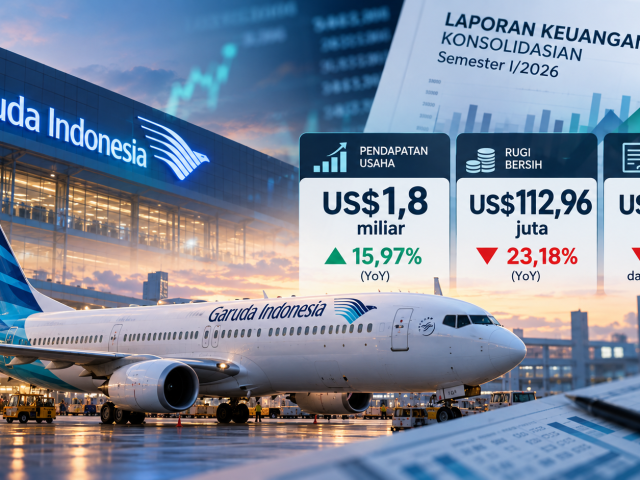 Perusahaan Maskapai Garuda Indonesia Masih Rugi