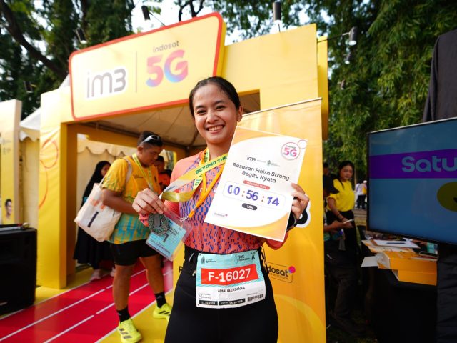 Buktikan Stabilitas Jaringan, Indosat 5G Temani Temani Ribuan Pelari di UI Half Marathon